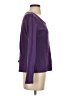 Talbots 100% Cotton Purple Long Sleeve Top Size XS - photo 4