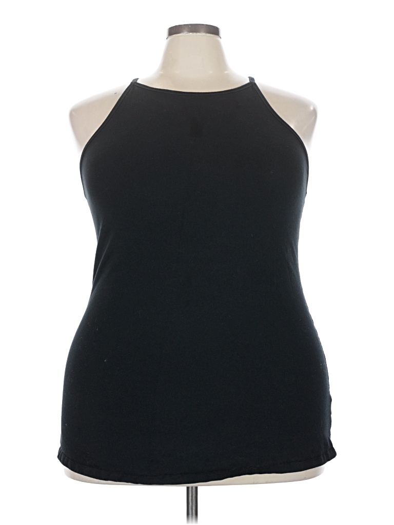 Pre-owned Torrid Sleeveless Top Black Halter Neckline Tops