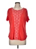 Cato Red Short Sleeve Top Size M - photo 1