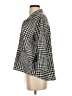 Assorted Brands Houndstooth Gray White 3/4 Sleeve Button-Down Shirt Size S - photo 5