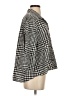 Assorted Brands Houndstooth Gray White 3/4 Sleeve Button-Down Shirt Size S - photo 4