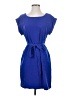 Gap 100% Polyester Solid Blue Casual Dress Size XS - photo 1