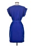 Gap 100% Polyester Solid Blue Casual Dress Size XS - photo 2