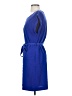 Gap 100% Polyester Solid Blue Casual Dress Size XS - photo 5