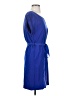 Gap 100% Polyester Solid Blue Casual Dress Size XS - photo 4