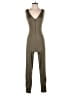 Almost Famous Solid Green Jumpsuit Size M - photo 1