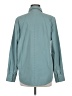 Athleta 100% Polyester Teal Long Sleeve Blouse Size M - photo 2