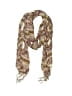 Unbranded Paisley Purple White Scarf One size - photo 1