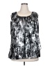 MICHAEL Michael Kors 100% Polyester Silver Sleeveless Blouse Size 2X - photo 1