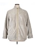 Soft Surroundings 100% Polyester Metallic Gray Track Jacket Size XL - photo 1
