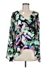 Parker 100% Polyester Green 3/4 Sleeve Blouse Size M - photo 1