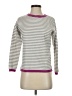 Staccato Stripes Gray Pullover Sweater Size S - photo 1