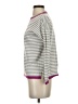 Staccato Stripes Gray Pullover Sweater Size S - photo 5
