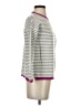 Staccato Stripes Gray Pullover Sweater Size S - photo 4