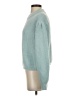 Scoop 100% Polyester Solid Teal Pullover Sweater Size XS - photo 5