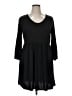 Bobbie Brooks Solid Black Casual Dress Size XL - photo 1