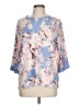 Flora Nikrooz Blue 3/4 Sleeve T-Shirt Size L - photo 1