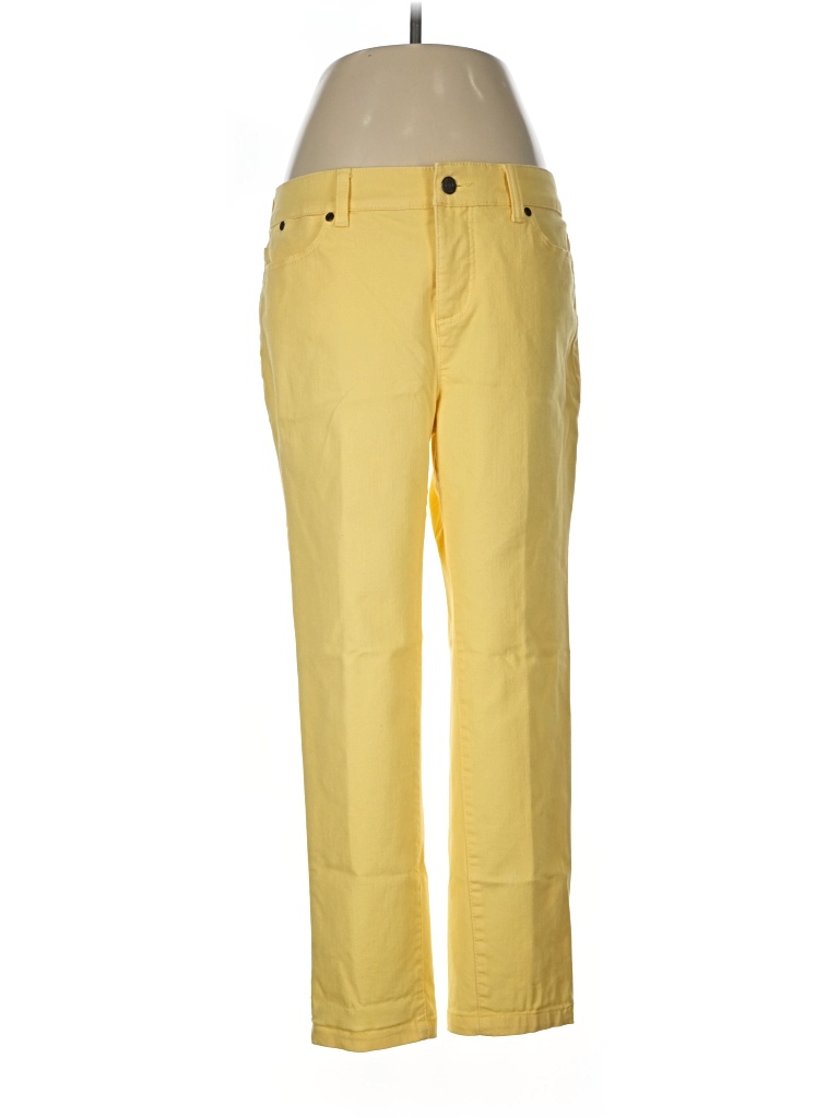 Pre-owned Talbots Outlet Casual Pants In Yellow