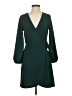TeXTURE & THREAD Madewell Solid Green Casual Dress Size S - photo 1