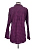 Ruff Hewn Checkered-gingham Purple Long Sleeve Blouse Size S - photo 2