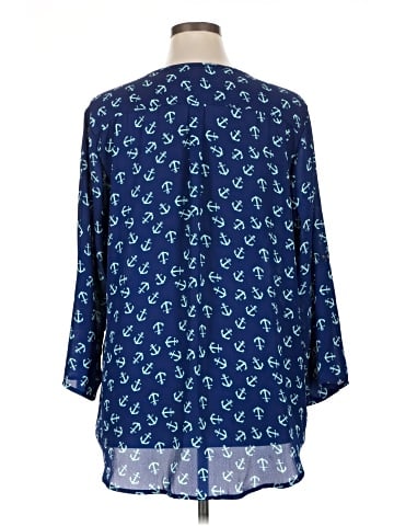 Belle Tweed 3/4 Sleeve Blouse (view 2)