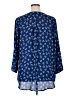 Belle Tweed 100% Polyester Blue 3/4 Sleeve Blouse Size 1X - photo 2