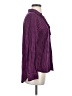 Ruff Hewn Checkered-gingham Purple Long Sleeve Blouse Size S - photo 4