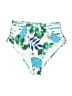 Unbranded Tropical White Swimsuit Bottoms Size M (estimated) - photo 1