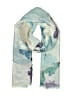 Unbranded Teal White Scarf One size - photo 1