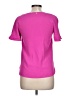 Trina Turk 100% Polyester Pink Short Sleeve Blouse Size XL (estimated) - photo 2