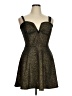 Charlotte Russe Metallic Black Cocktail Dress Size XL - photo 1