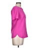 Trina Turk 100% Polyester Pink Short Sleeve Blouse Size XL (estimated) - photo 4