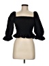 Zara Black 3/4 Sleeve Blouse Size M - photo 1