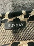 Sundays Animal Print Brown Pullover Sweater Size Lg (3) - photo 7