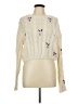 Shein 100% Polyester Floral Ivory Pullover Sweater Size L - photo 1