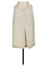Sharagano Solid Ivory Black Formal Skirt Size 2 - photo 1