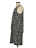 Chico's Animal Print Black Casual Dress Size Sm (0) - photo 5