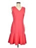 Calvin Klein Solid Red Cocktail Dress Size 6 - photo 1