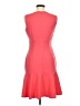 Calvin Klein Solid Red Cocktail Dress Size 6 - photo 2