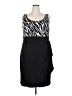 db established 1962 Animal Print Black Cocktail Dress Size 20 - photo 1