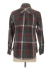 CAbi Plaid Gray Long Sleeve Button-Down Shirt Size S - photo 2