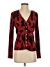 Christie & Jill 100% Polyester Red Long Sleeve Blouse Size S - photo 1