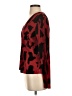 Christie & Jill 100% Polyester Red Long Sleeve Blouse Size S - photo 5