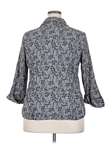 DressBarn 3/4 Sleeve Button-Down Shirt (view 2)