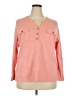 Gloria Vanderbilt Pink Long Sleeve Blouse Size XXL - photo 1