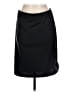 Attention Solid Black Casual Skirt Size L - photo 2