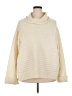 Adrienne Vittadini Solid Ivory Turtleneck Sweater Size 3X - photo 1
