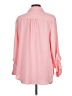 Tommy Hilfiger Solid Pink Long Sleeve Blouse Size L - photo 2