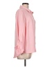 Tommy Hilfiger Solid Pink Long Sleeve Blouse Size L - photo 4