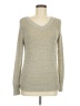 Ann Taylor Metallic Silver Pullover Sweater Size M - photo 1